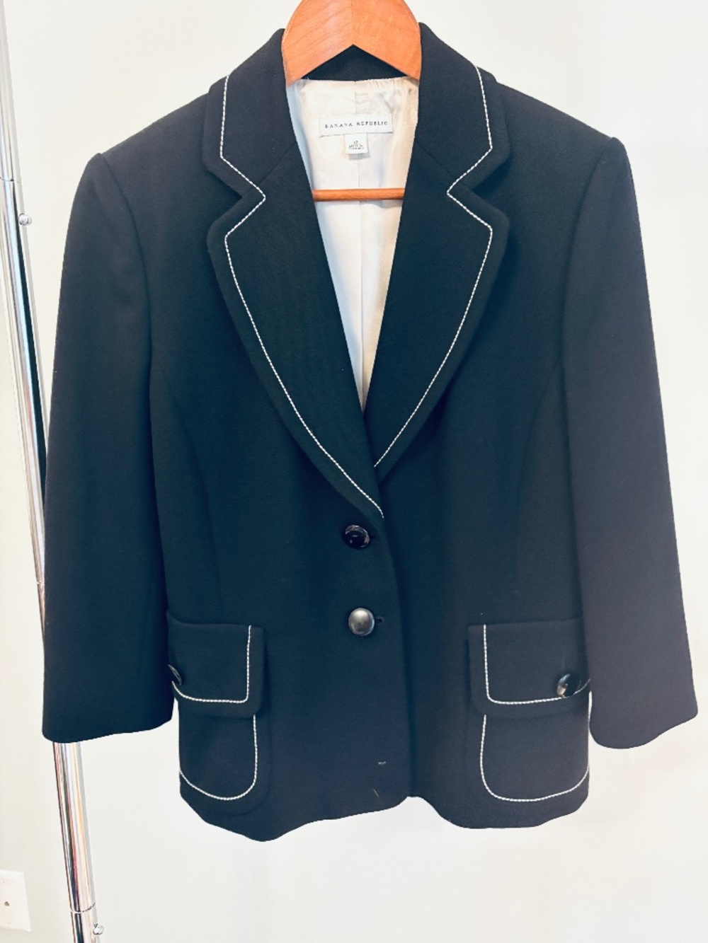 Banana Republic Black Skirt Suit - Size 12